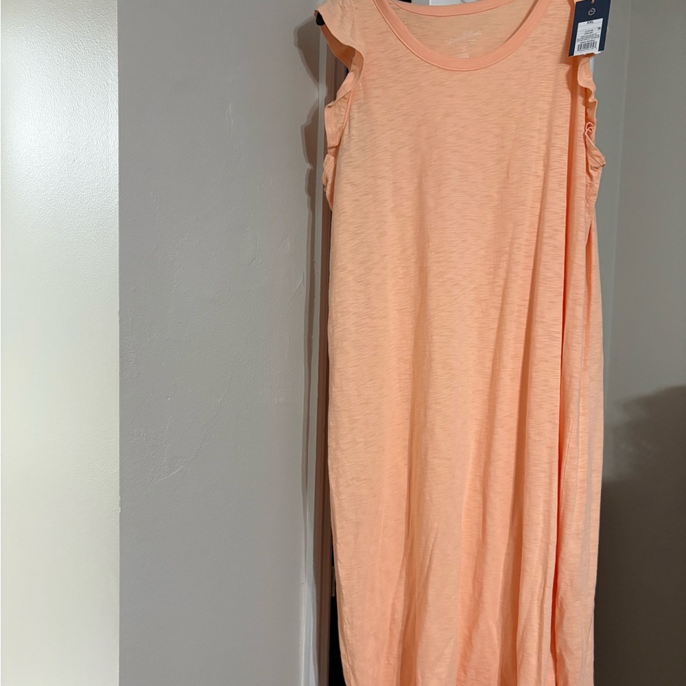 Peach Sleeveless Dress